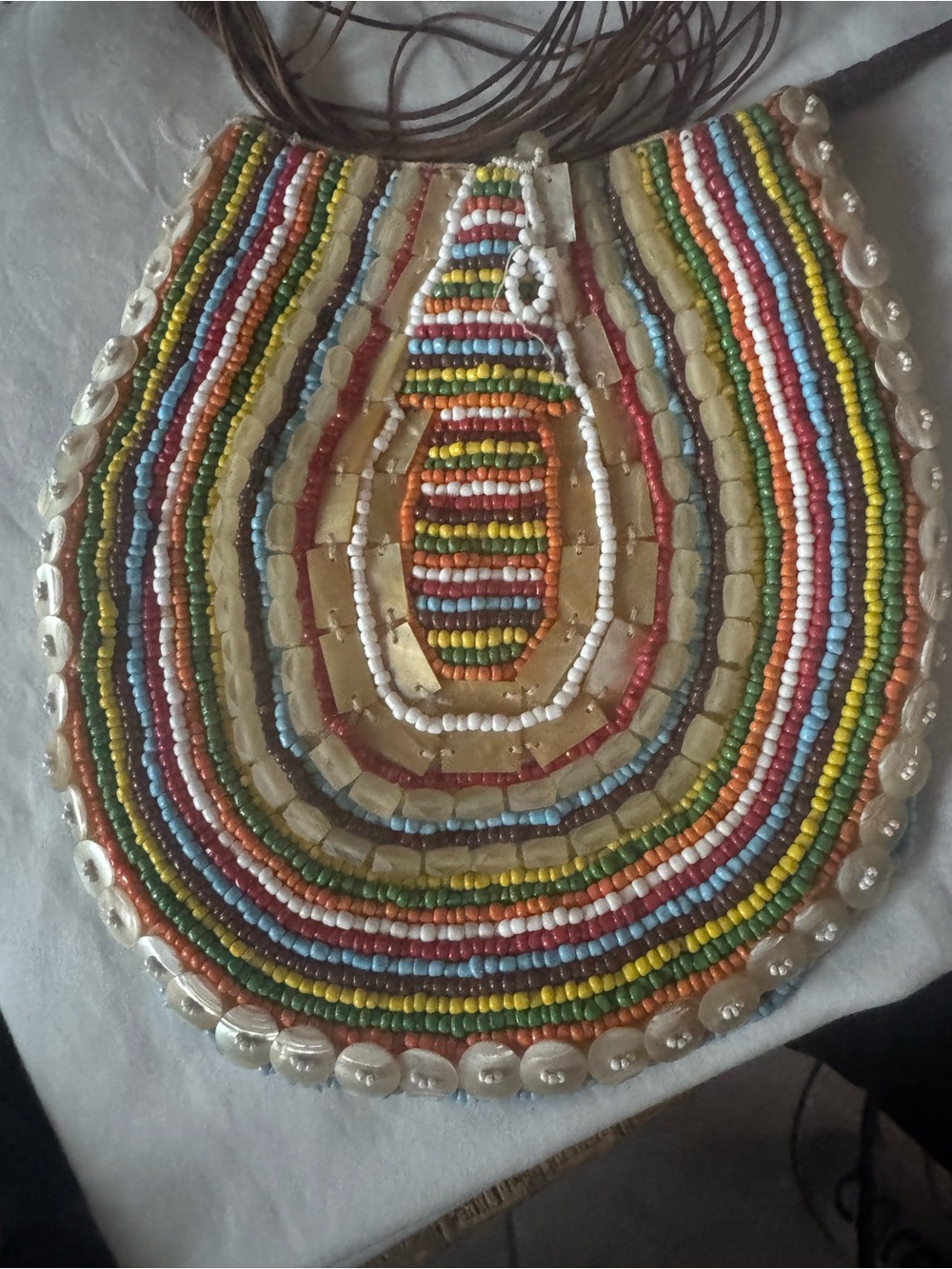 Coolchange Handcrafted Multicolor Beaded Statement Necklace